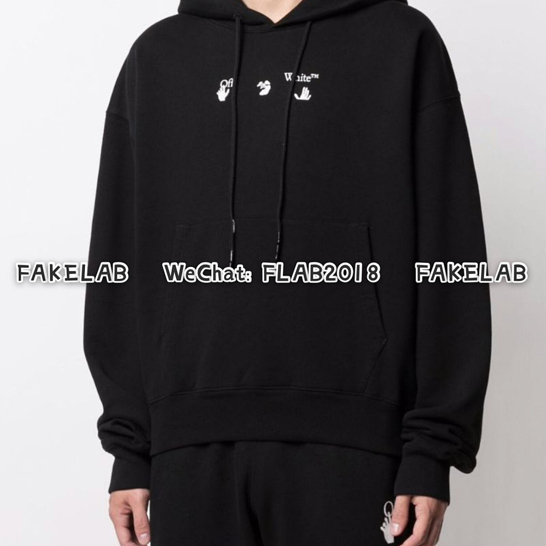 Unbranded BLACK MARKER HOODIE 21SS BLACK (ALL SIZE IN STOCK) - Image 7
