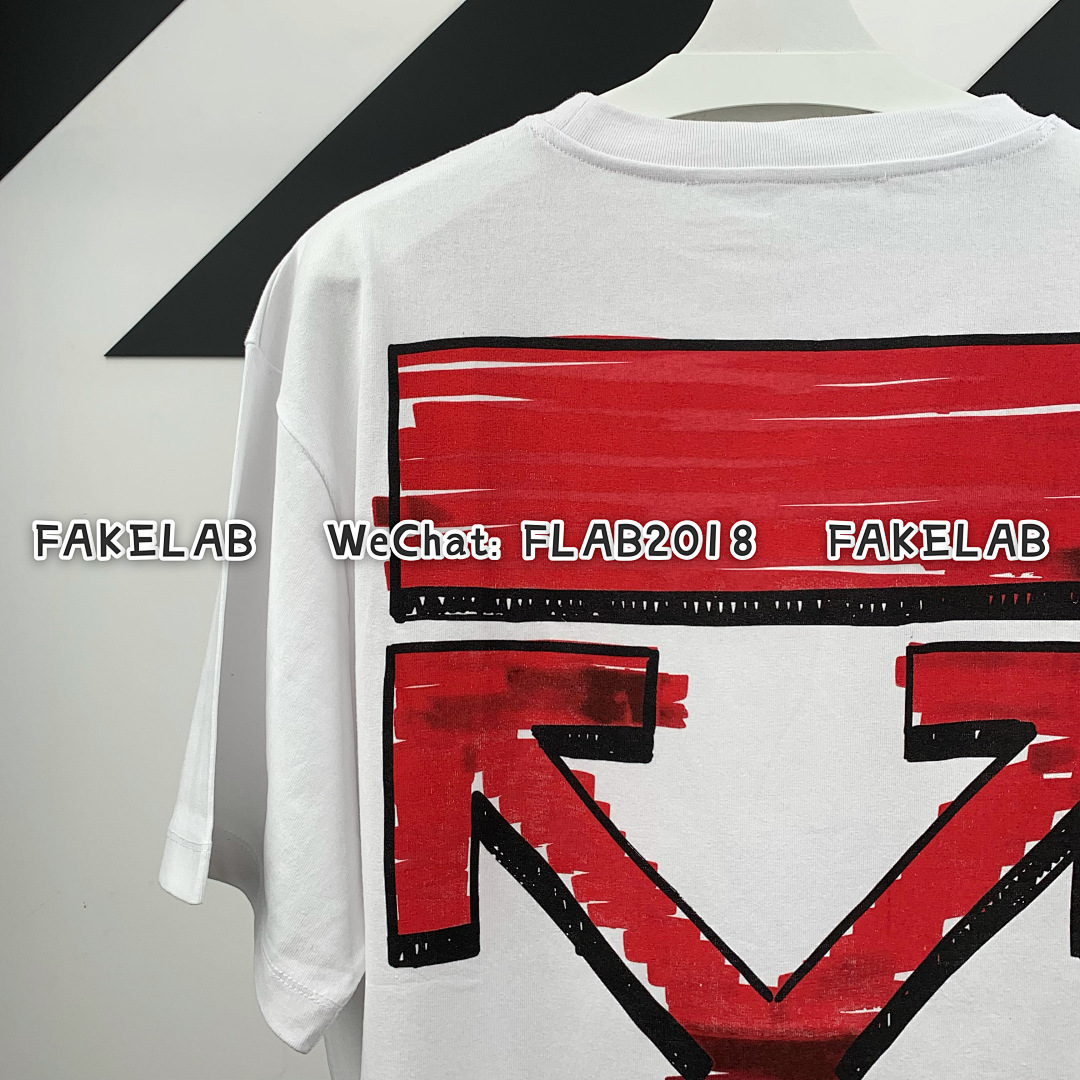 Unbranded RED MARKER T-SHIRT 21SS WHITE (ALL SIZE IN STOCK) - Image 11