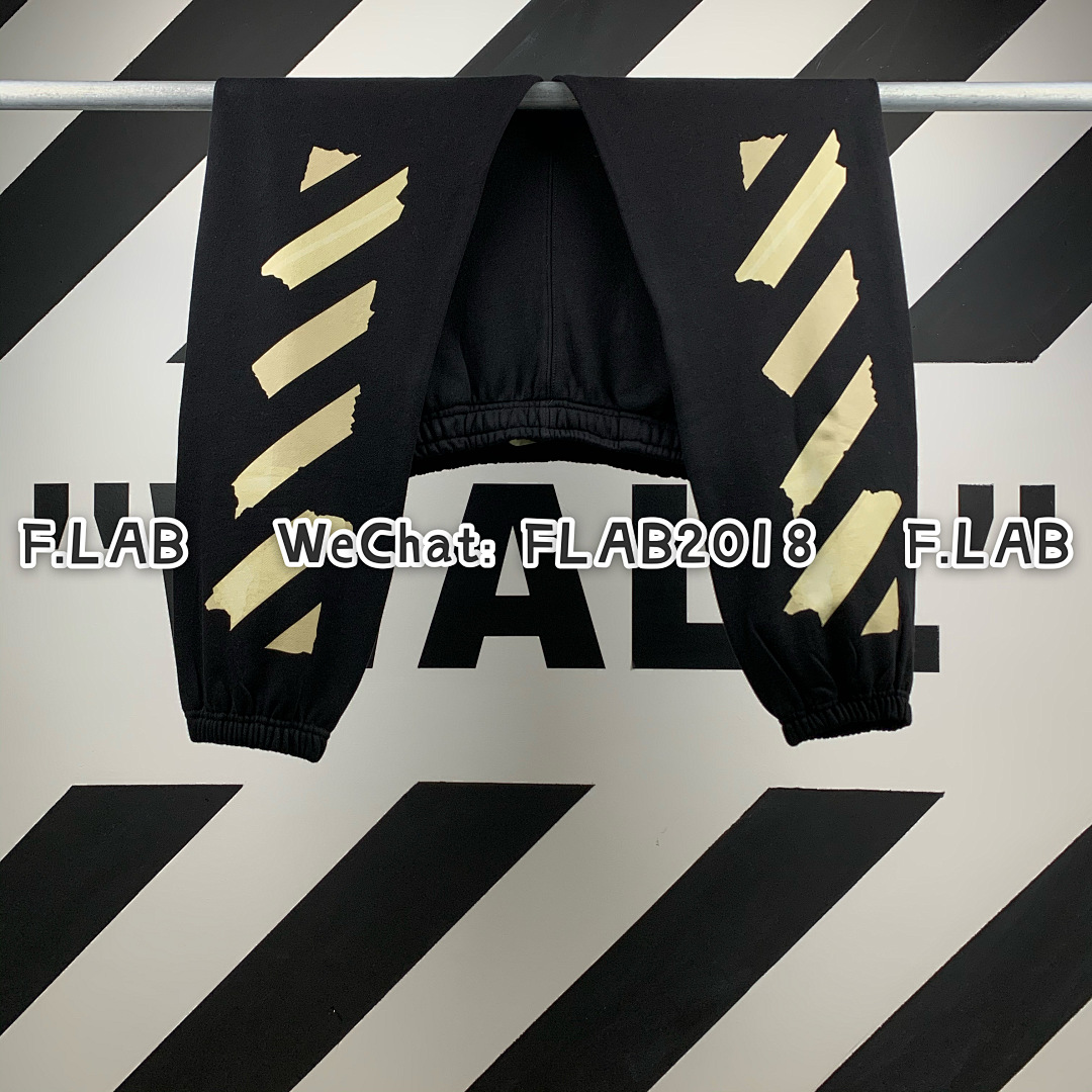 Off-White TAPE ARROWS PANTS 20SS BLACK (ALL SIZE OUT STOCK) - Image 5