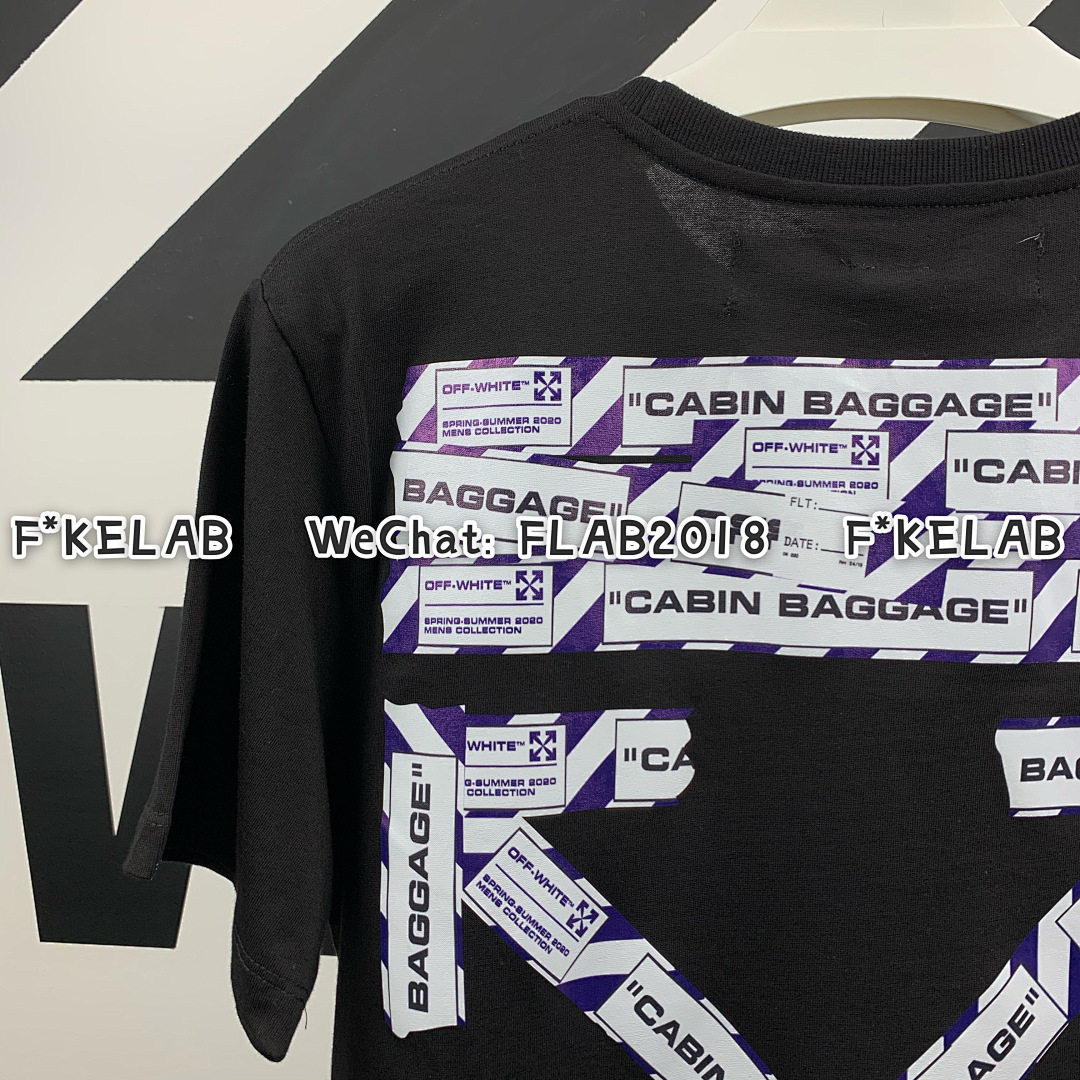 Unbranded AIRPORT TAPE T-SHIRT 20SS BLACK (ALL SIZE IN STOCK ALL NEW BATCH) - Image 6