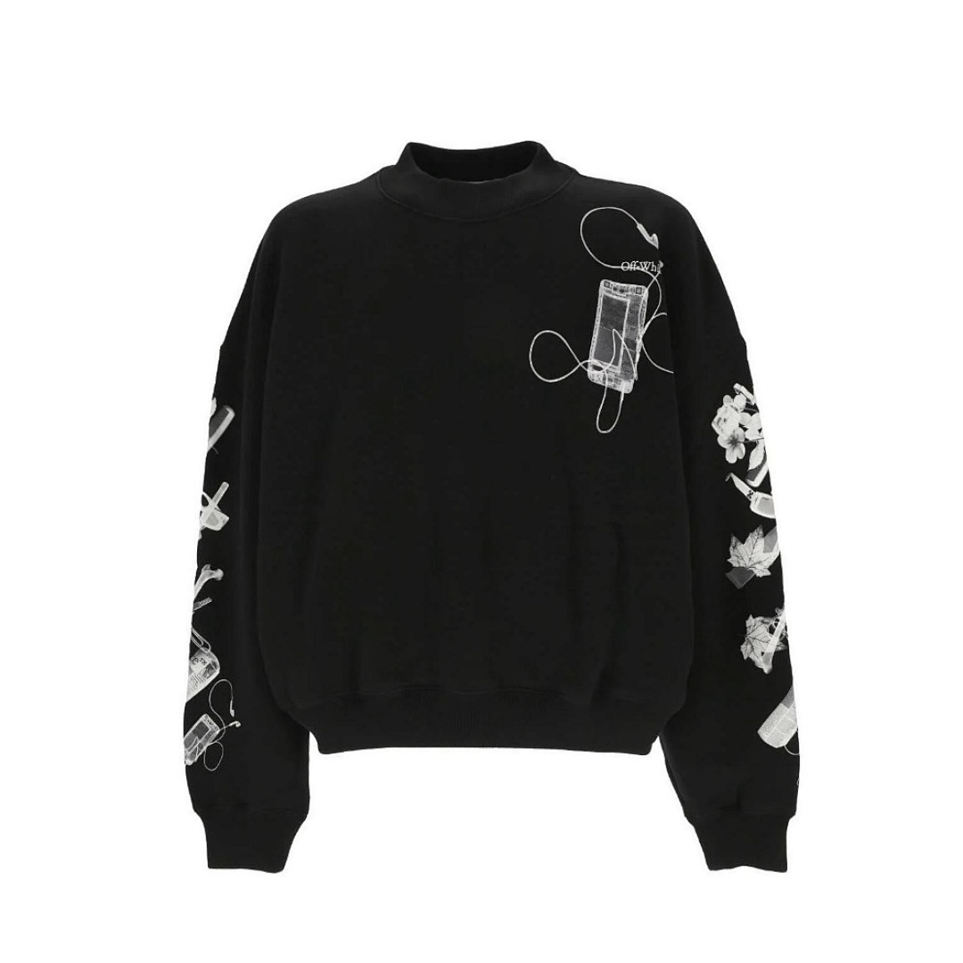 Unbranded X-RAYS CREWNECK 24SS BLACK (ALL SIZE IN STOCK) - Image 6