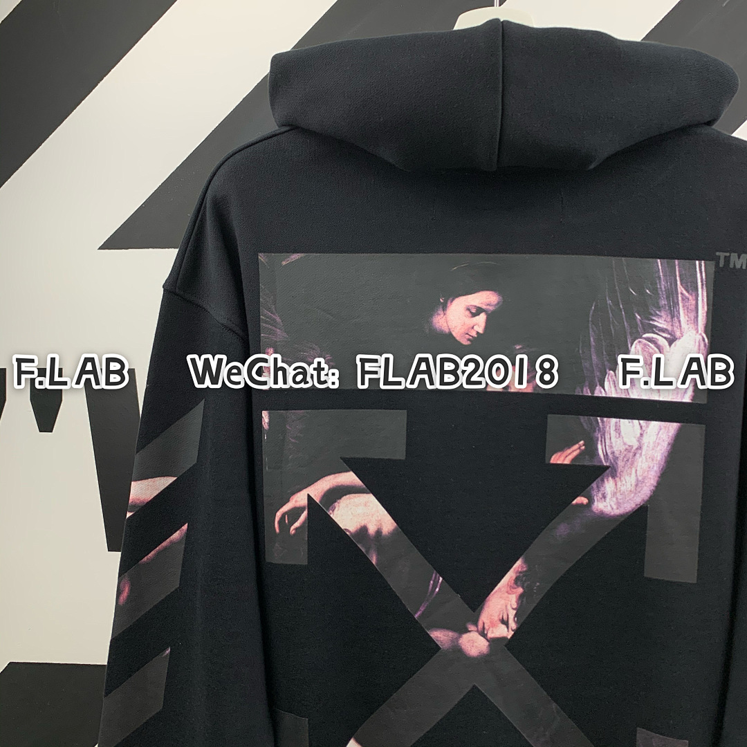 Off-White CARAVAGGIO ARROWS HOODIE 20SS BLACK (ALL SIZE IN STOCK) - Image 12