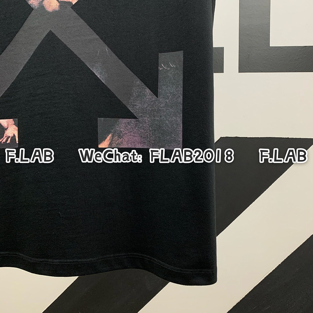 Off-White CARAVAGGIO ARROWS T-SHIRT 20SS BLACK (ALL SIZE IN STOCK) - Image 8