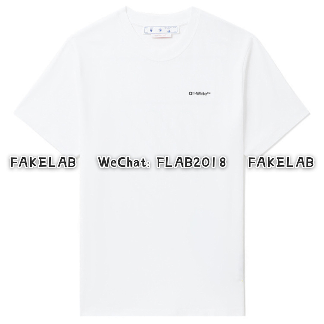 Unbranded WAVE DIAG-STRIPE T-SHIRT 23SS WHITE (ALL SIZE IN STOCK) - Image 6