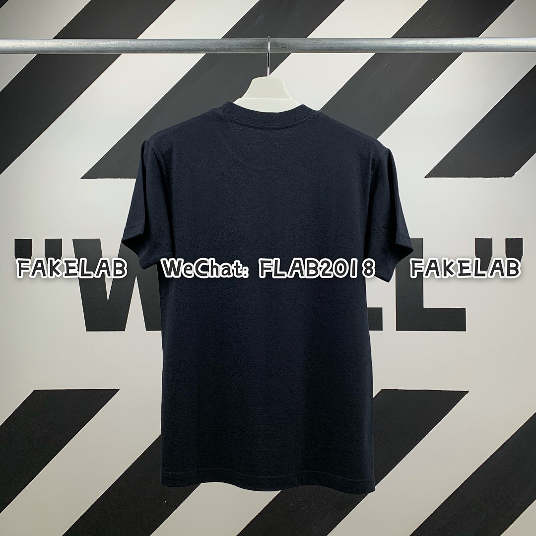 Unbranded AC BLOCK T-SHIRT 20FW BLACK/ - Image 5