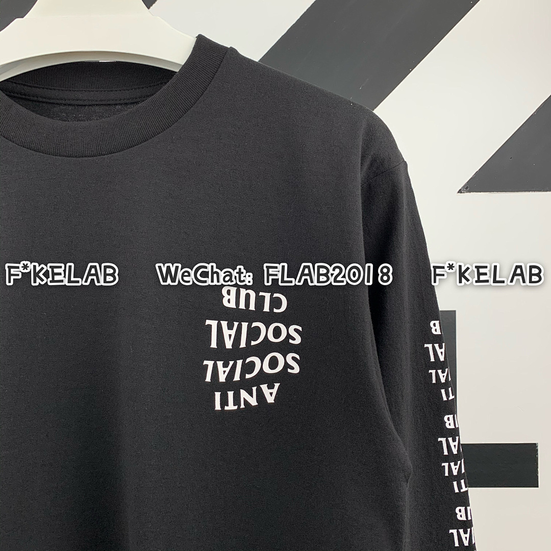 Unbranded AC UPSIDE DOWN LOGO BASIC LONG SLEEVE T-SHIRT - Image 7