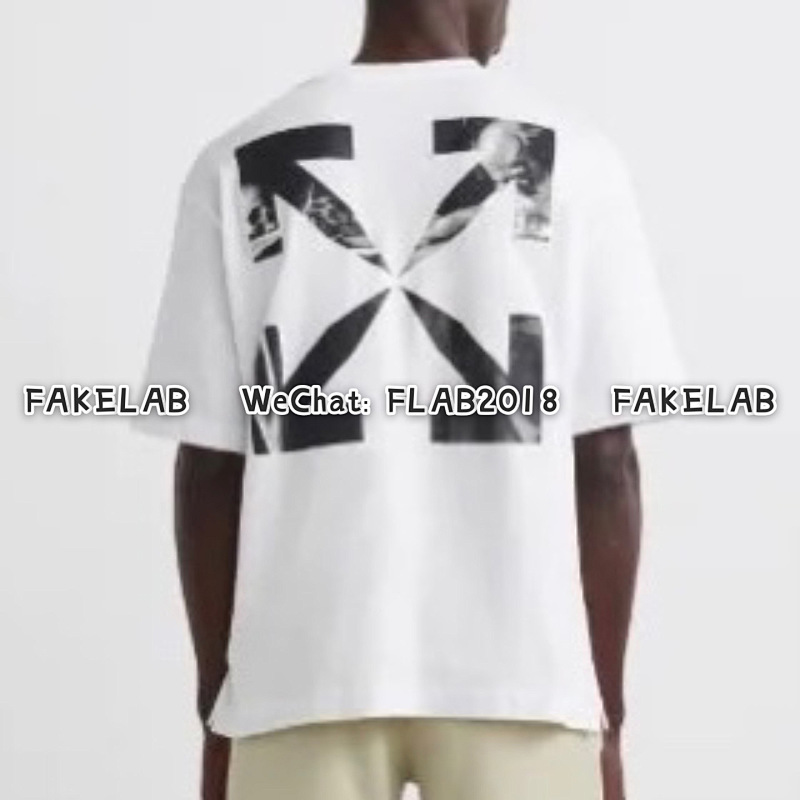 Off-White CARAVAGGIO ARROWS T-SHIRT 21FW WHITE (ALL SIZE IN STOCK)