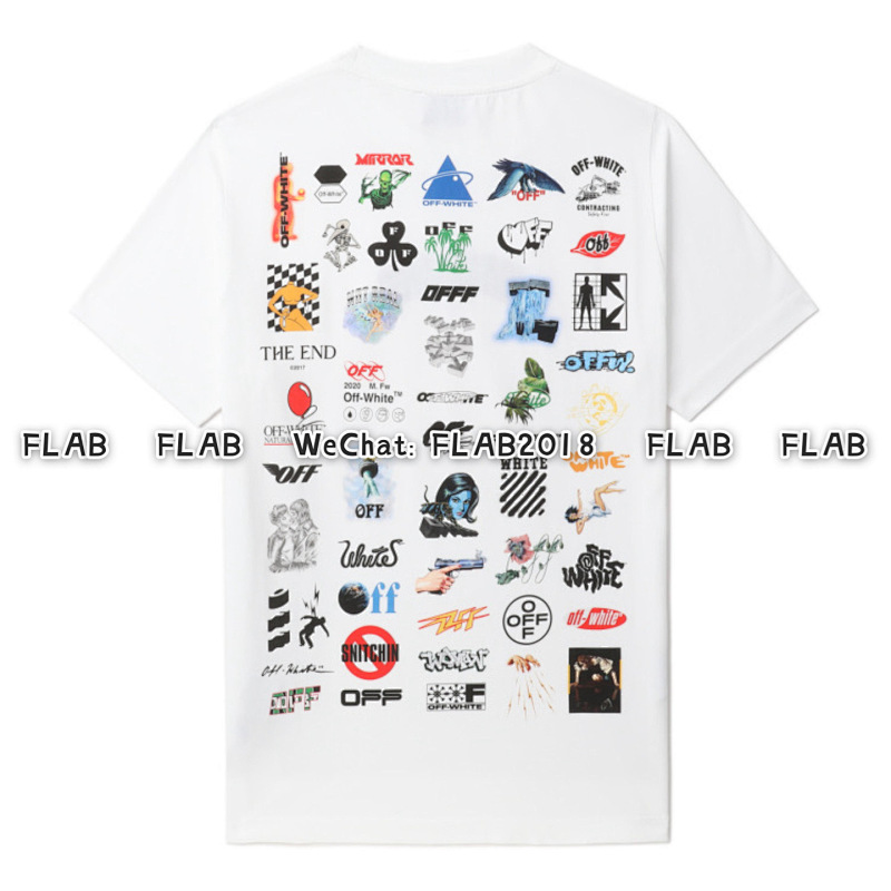 Unbranded LOGIC T-SHIRT 23FW WHITE (ALL SIZE IN STOCK)