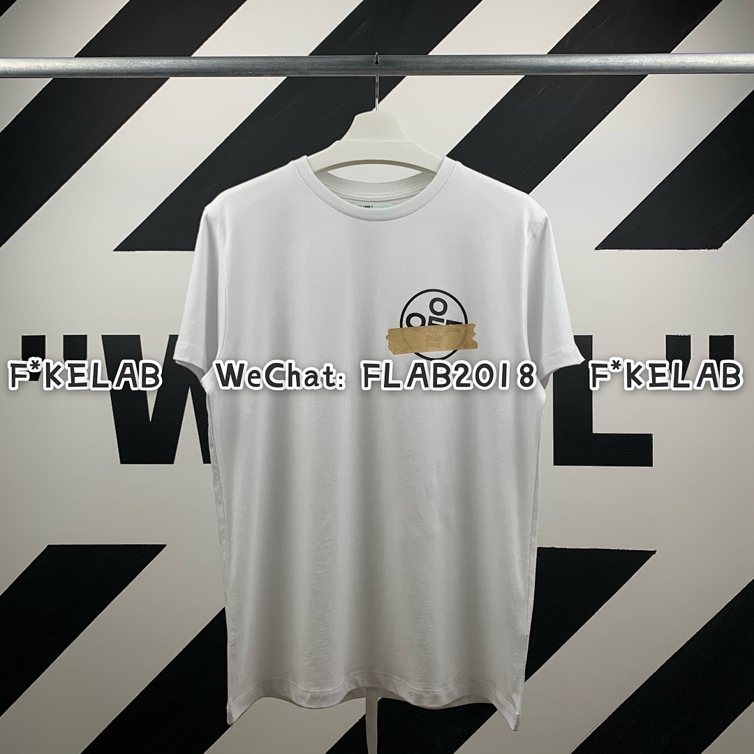 Off-White TAPE ARROWS T-SHIRT 20SS WHITE (ALL SIZE IN STOCK) - Image 5