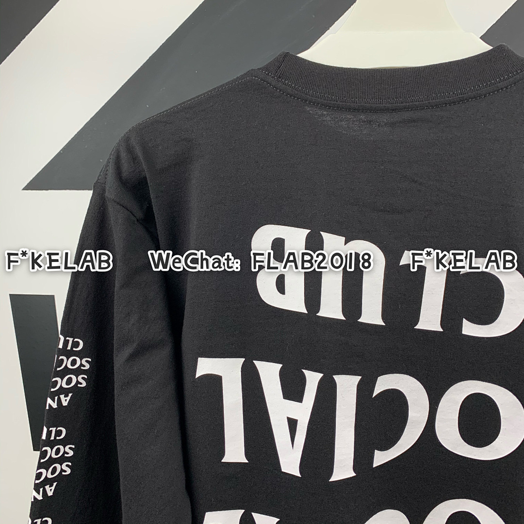 Unbranded AC UPSIDE DOWN LOGO BASIC LONG SLEEVE T-SHIRT - Image 10