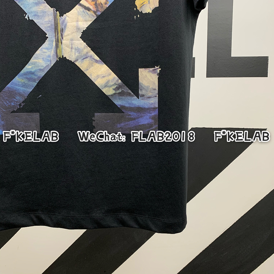 Unbranded DIAG MULTICOLOR T-SHIRT 19SS BLACK (ALL SIZE IN STOCK) - Image 8