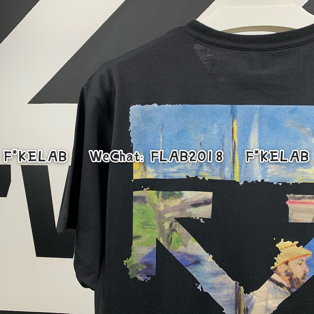 Unbranded DIAG MULTICOLOR T-SHIRT 19SS BLACK (ALL SIZE IN STOCK) - Image 5