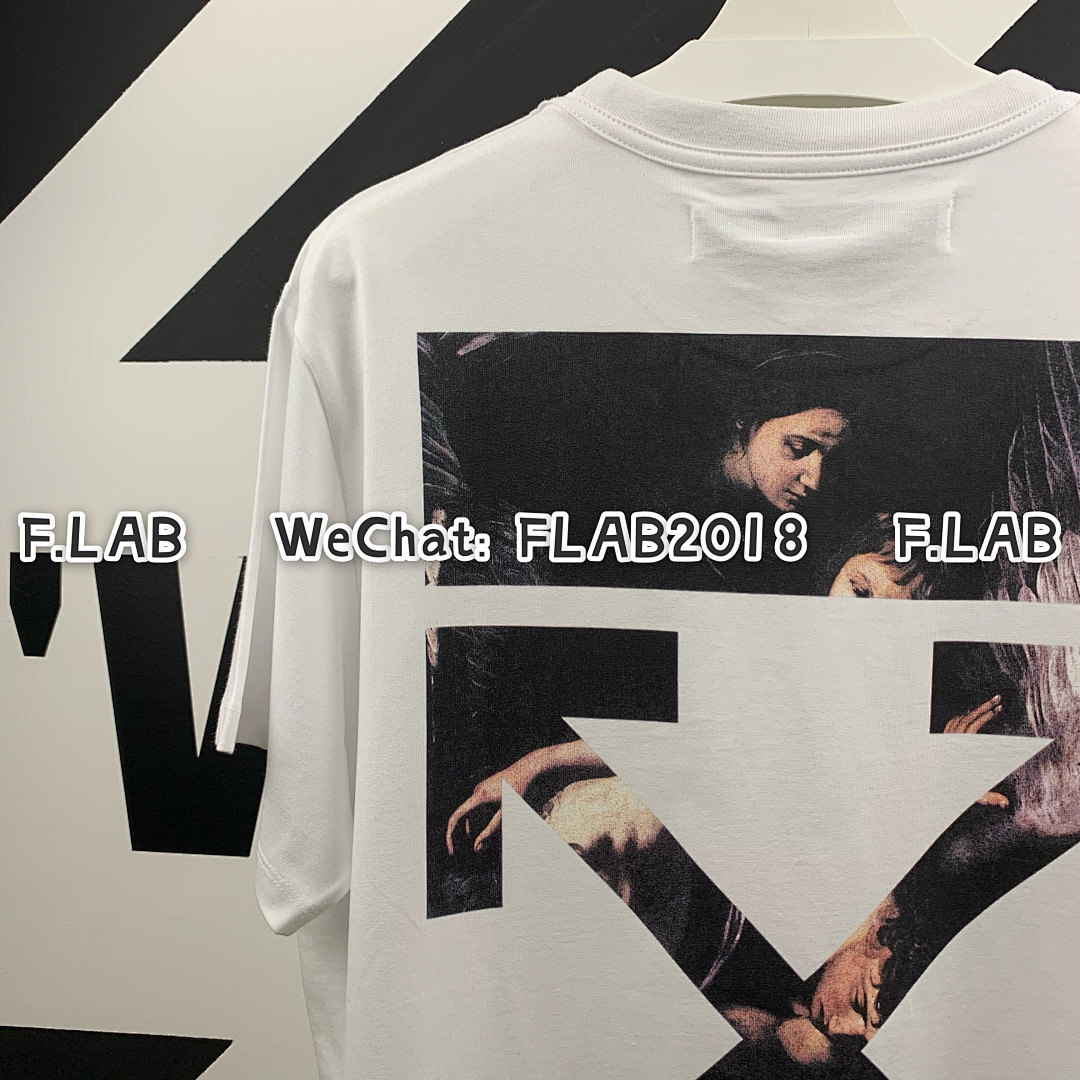 Off-White CARAVAGGIO ARROWS T-SHIRT 20SS WHITE (ALL SIZE IN STOCK) - Image 5