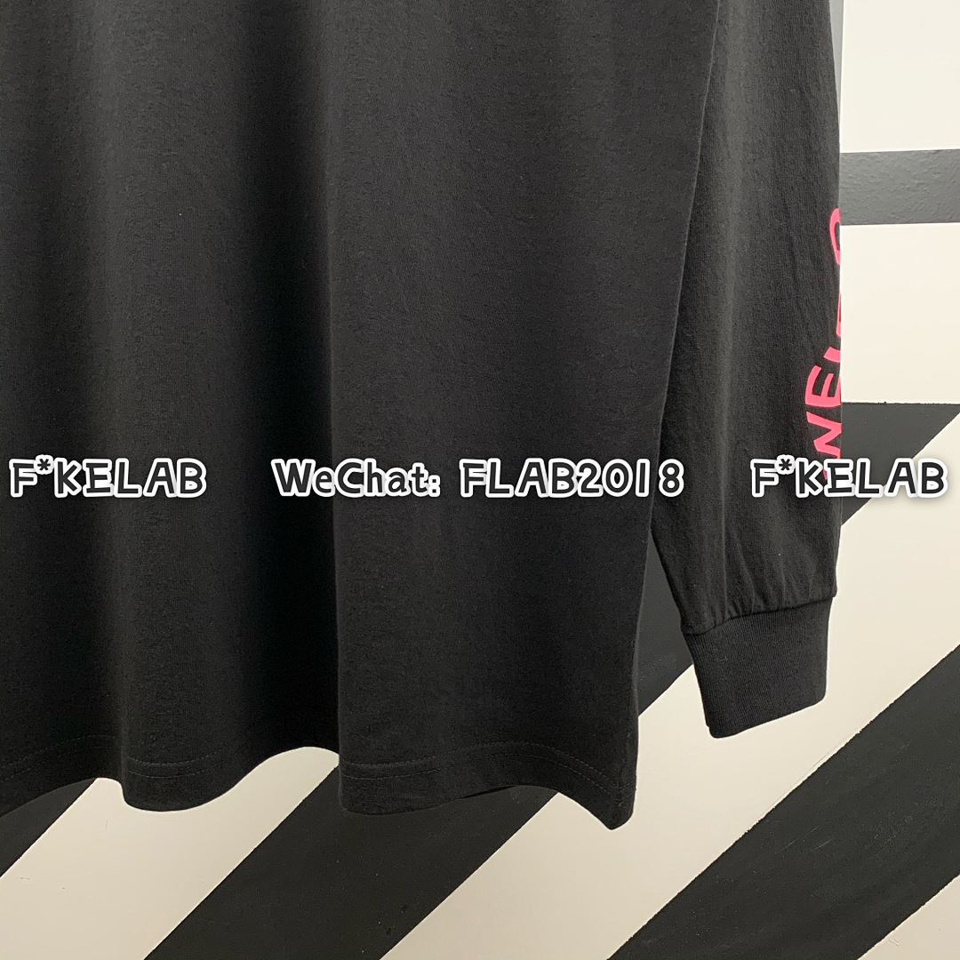 Unbranded AC PINK LOGO BASIC LONG SLEEVE T-SHIRT - Image 9