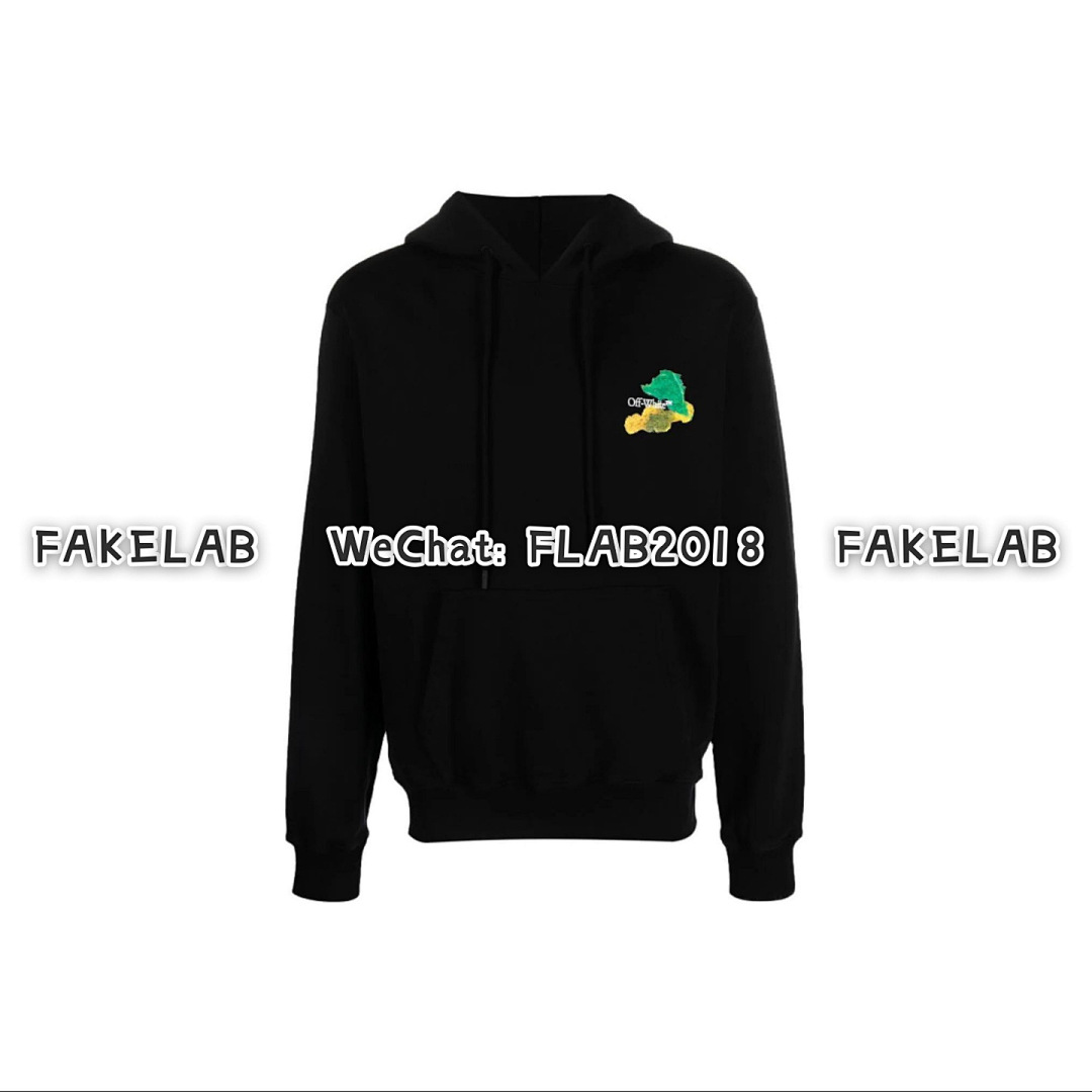 Off-White BRUSHED ARROWS HOODIE 23SS BLACK (ALL SIZE IN STOCK) - Image 6
