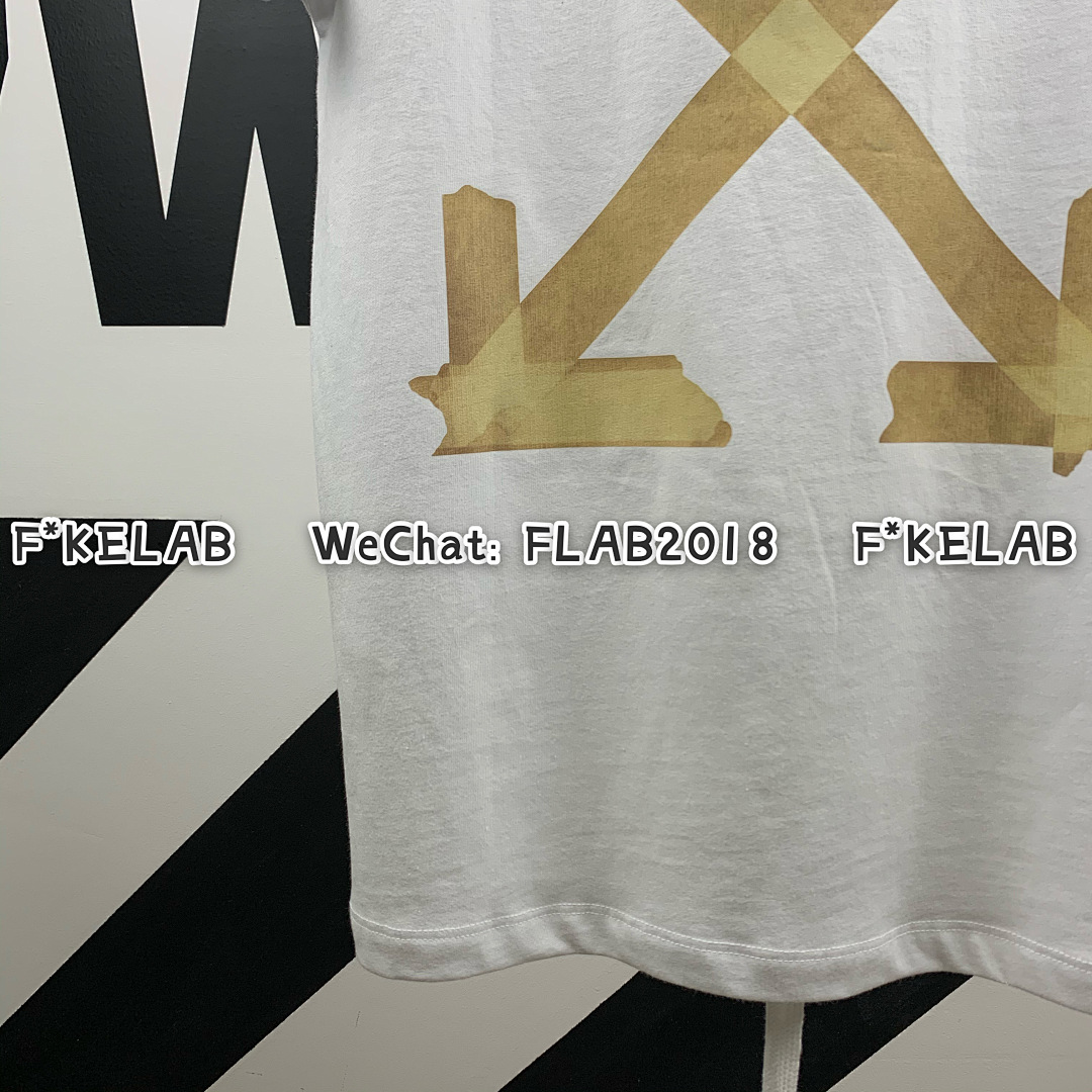 Off-White TAPE ARROWS T-SHIRT 20SS WHITE (ALL SIZE IN STOCK) - Image 12