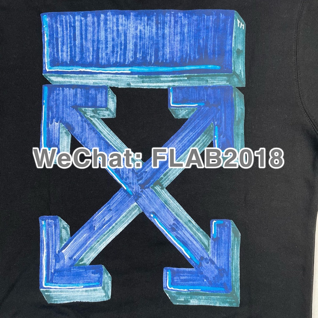 Off-White BLUE ARROWS CREWNECK 20FW BLACK (SIZE M XL IN STOCK) - Image 20