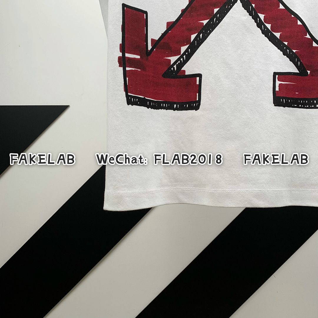 Unbranded RED MARKER T-SHIRT 21SS WHITE (ALL SIZE IN STOCK) - Image 13
