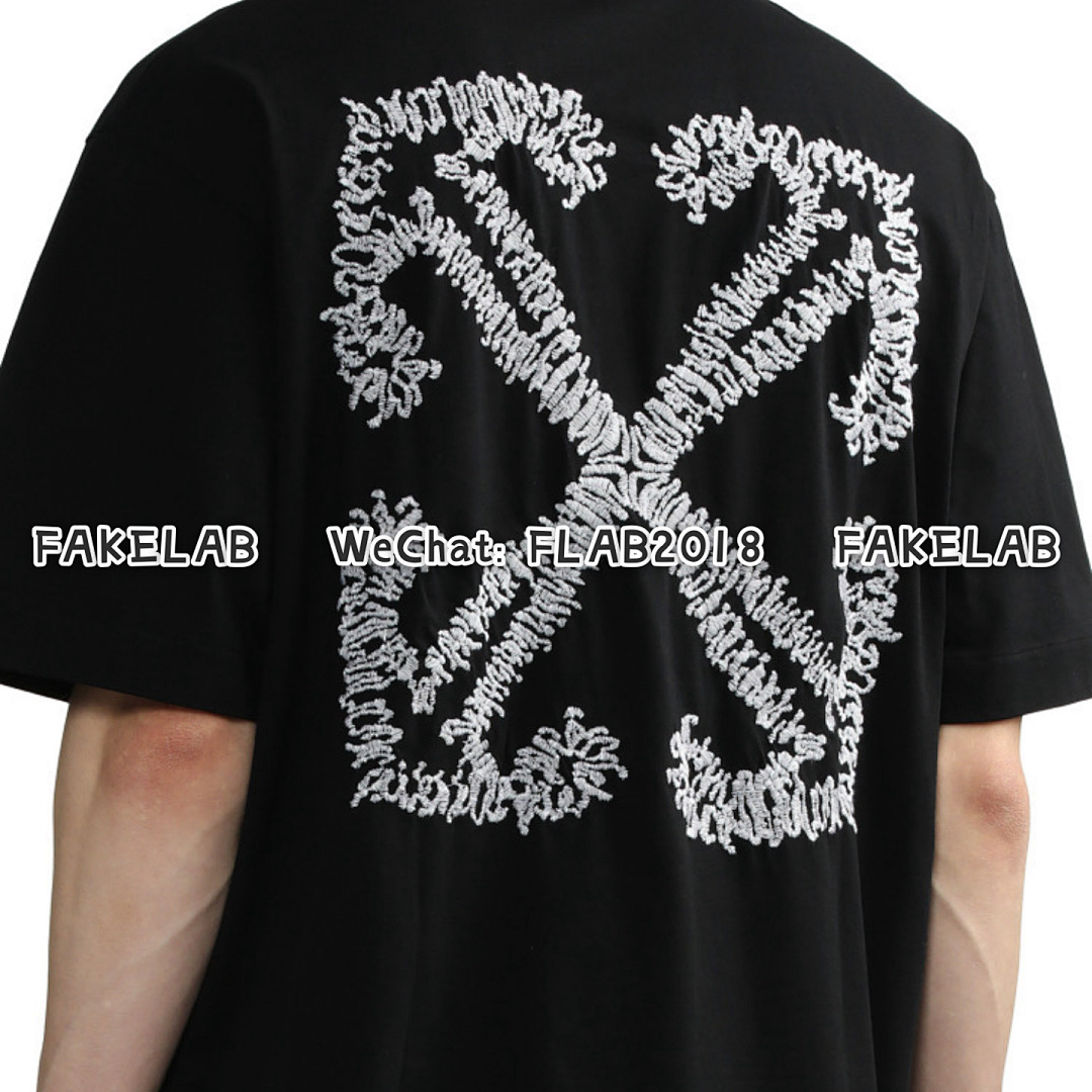 Off-White TATTOO ARROW SKATE T-SHIRT 24SS BLACK (ALL SIZE IN STOCK) - Image 9