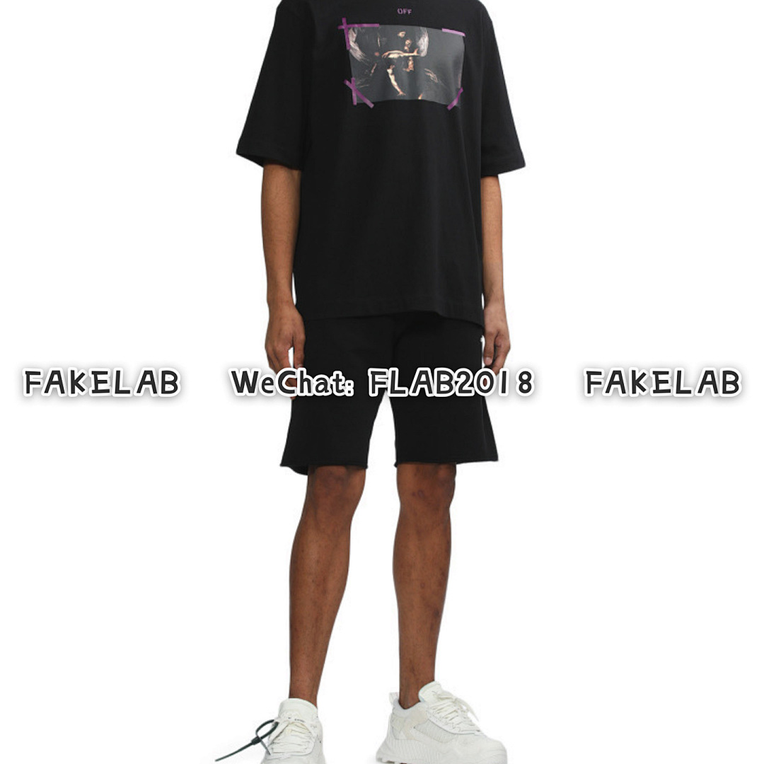 Off-White CARAVAGGIO ARROWS T-SHIRT 23SS BLACK (ALL SIZE IN STOCK) - Image 7