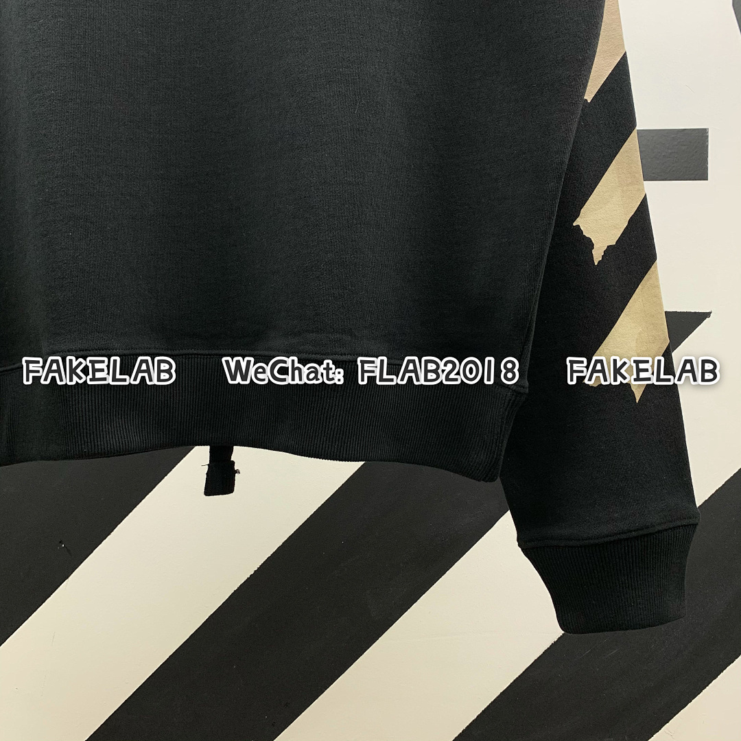 Off-White TAPE ARROWS CREWNECK 20SS BLACK (ALL SIZE IN STOCK) - Image 10
