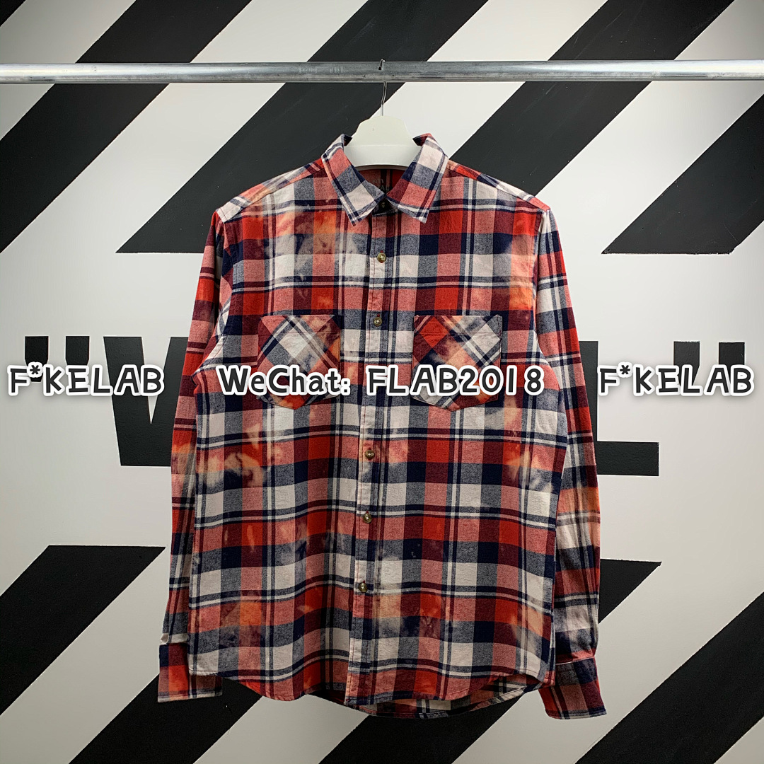 Unbranded AC BROKEN SHIRT 18FW (RED) - Image 5