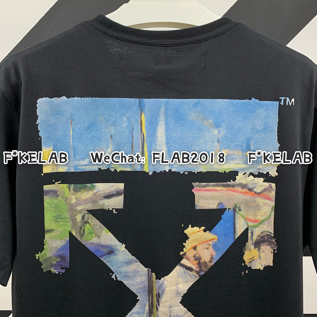 Unbranded DIAG MULTICOLOR T-SHIRT 19SS BLACK (ALL SIZE IN STOCK) - Image 9