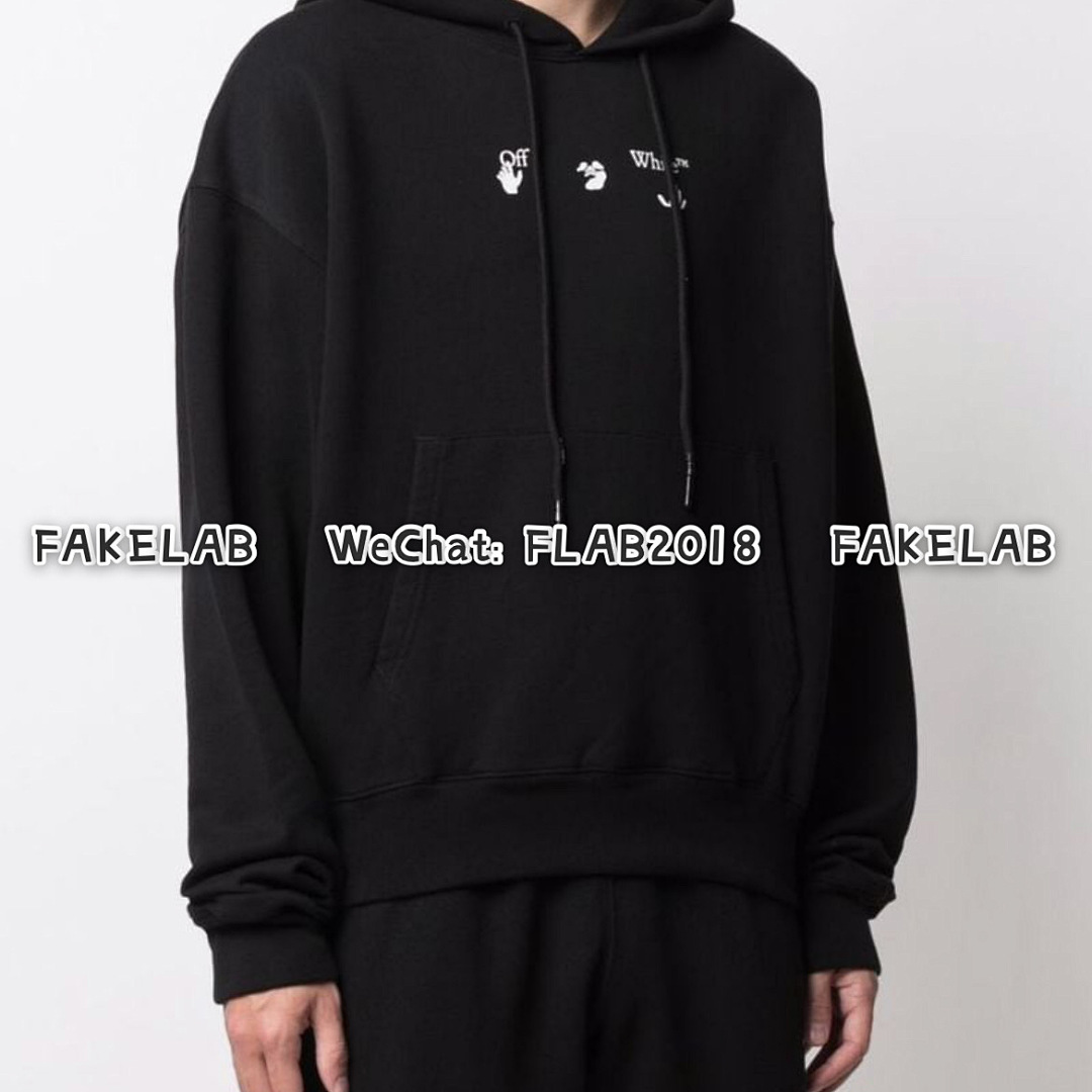 Unbranded BLACK MARKER HOODIE 21SS BLACK (ALL SIZE IN STOCK) - Image 8