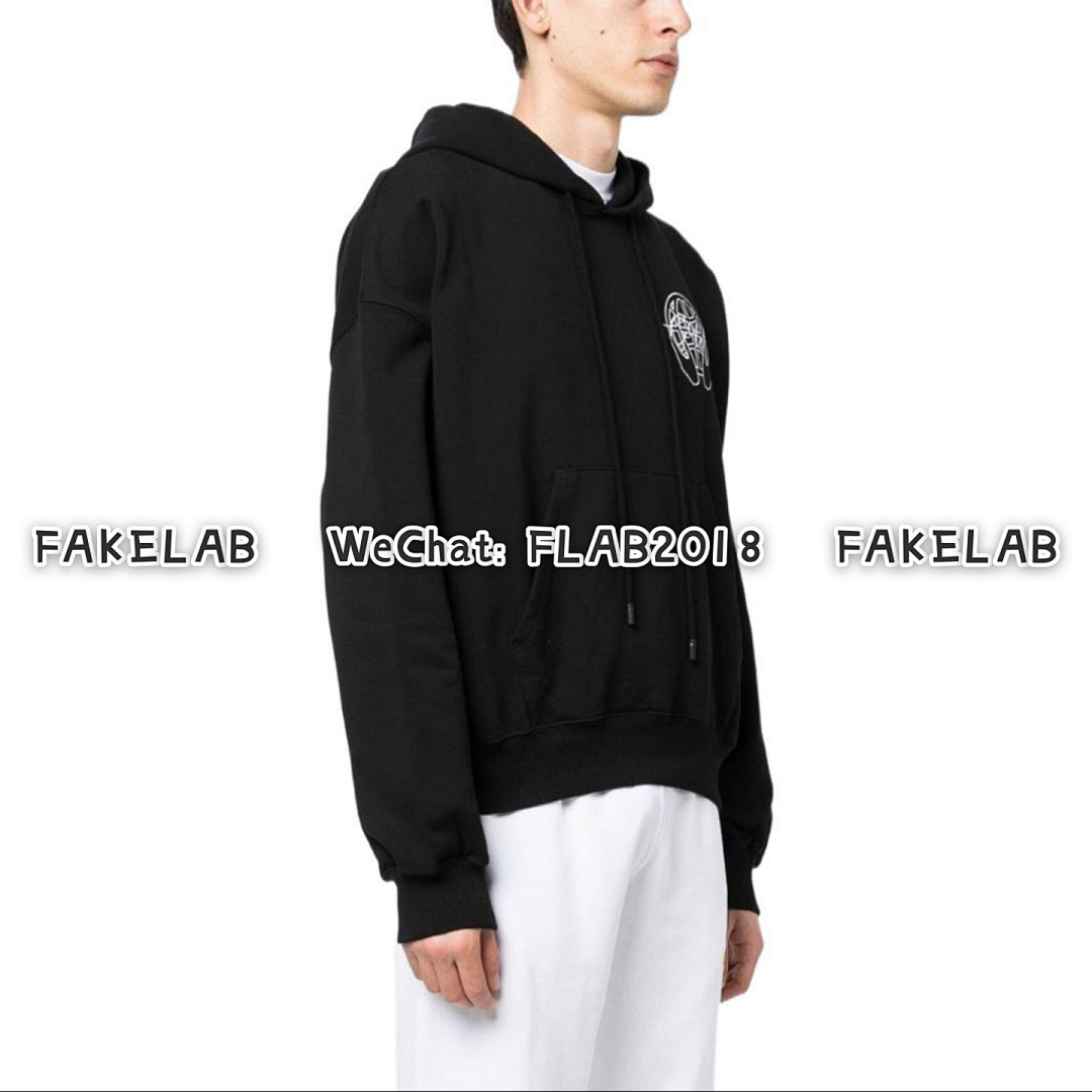 Off-White HAND ARROWS HOODIE 23SS BLACK (ALL SIZE IN STOCK) - Image 6