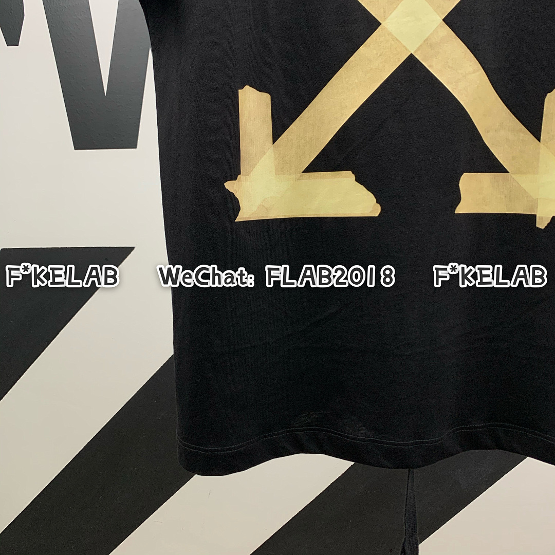 Off-White TAPE ARROWS T-SHIRT 20SS BLACK (ALL SIZE IN STOCK) - Image 12