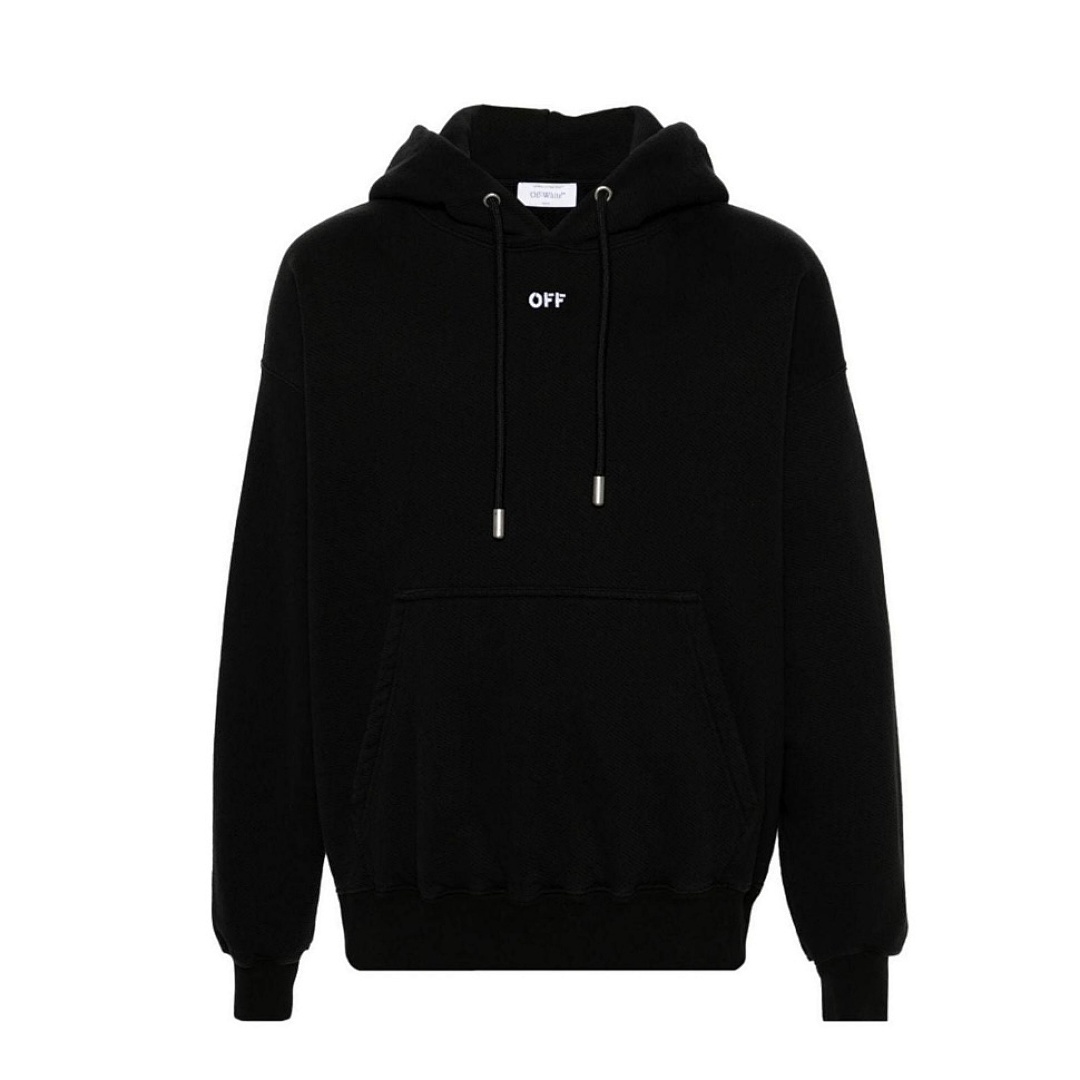 Off-White BLACK ARROWS EMBROIDERY HOODIE 24SS BLACK (ALL SIZE IN STOCK) - Image 6