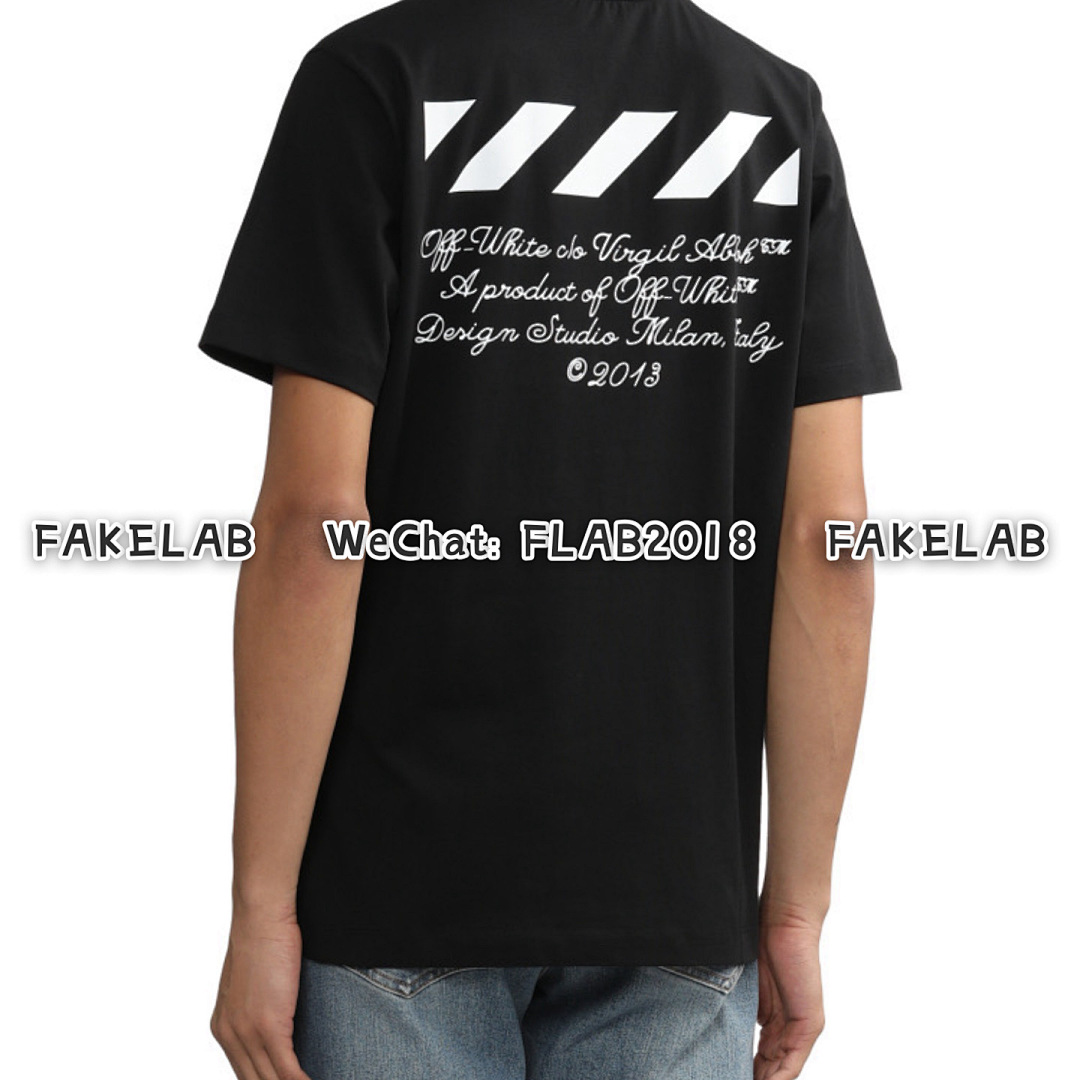 Unbranded DIAG-STRIPE BASIC T-SHIRT 24SS BLACK (ALL SIZE IN STOCK) - Image 9