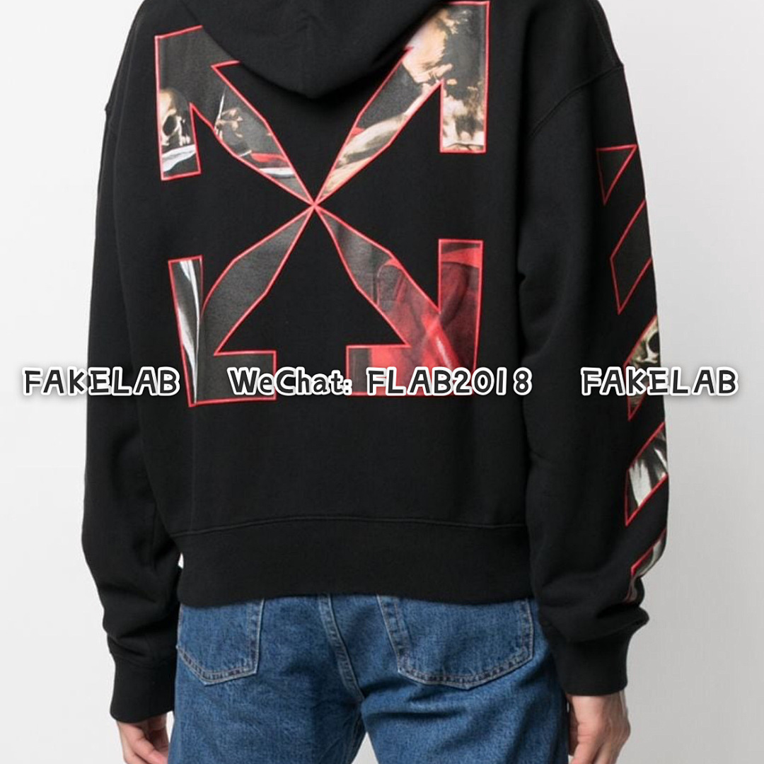Unbranded CARAVAGGIO GRAPHIC PRINT HOODIE 21SS BLACK (ALL SIZE IN STOCK) - Image 8