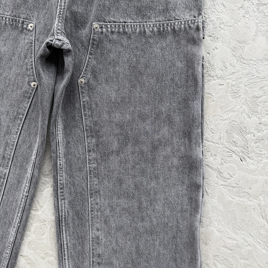 Other 109¥EMBOSSED C-STAR DENIM WORK PANT-Grey - Image 20