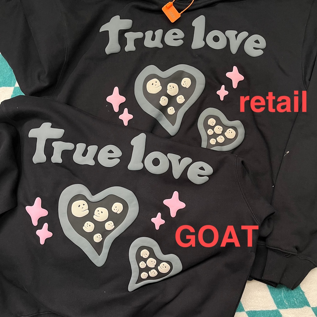Other 60¥ True Love Hoodie-Midnght (Black) - Image 3