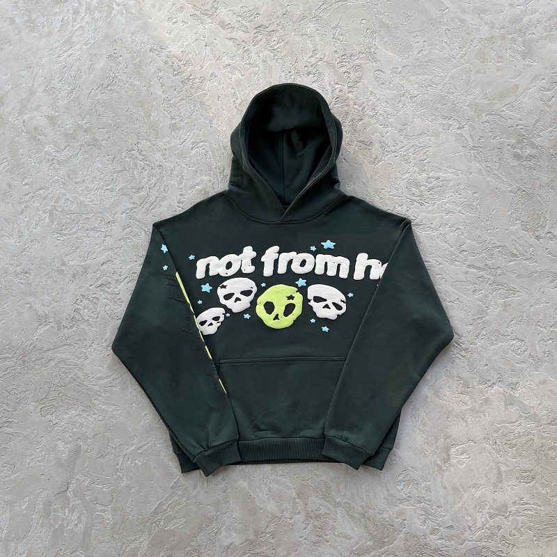 89¥Not From Here Hoodie-Glow Inna Dark, photo 1