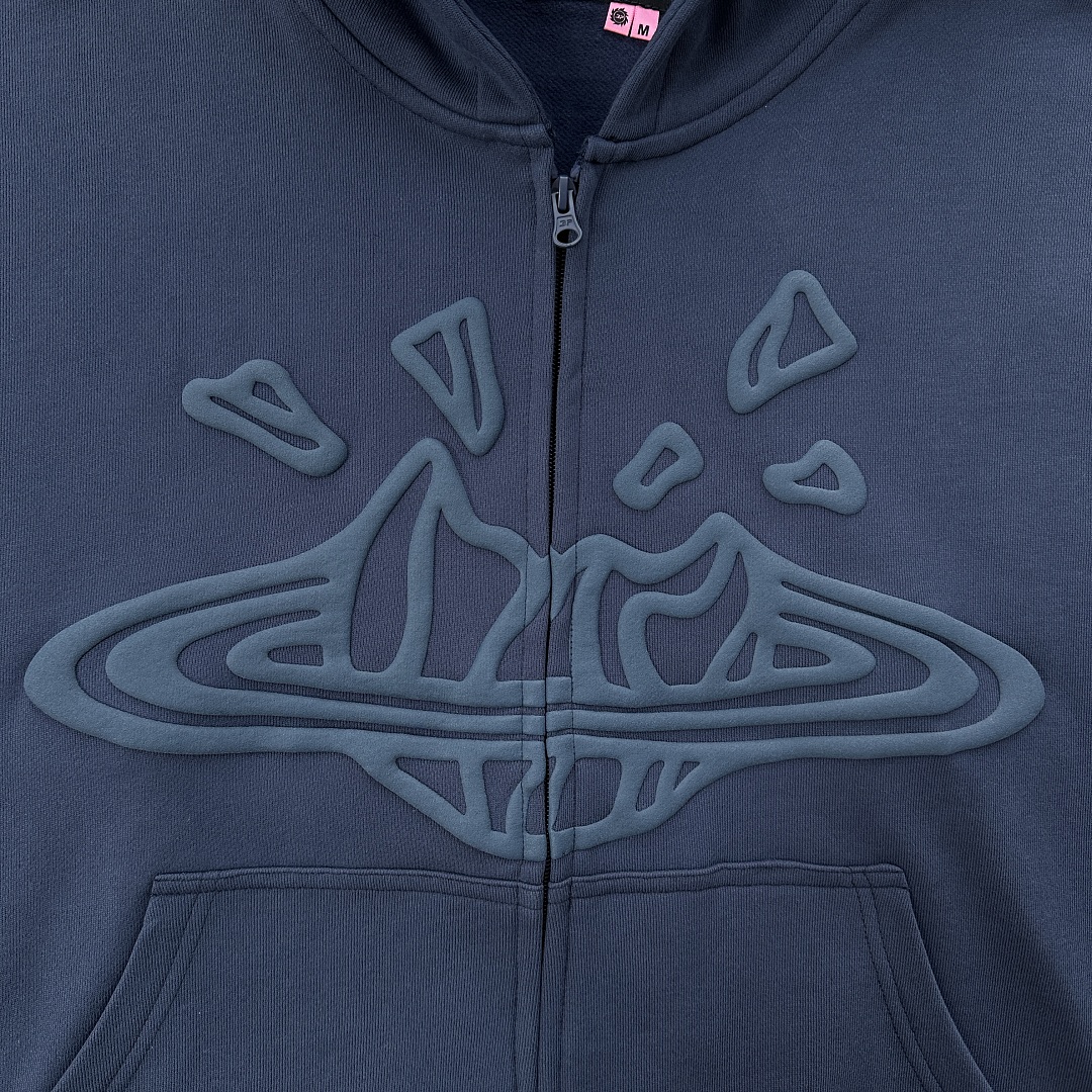 Other 89¥ Zip Up Hoodie -Deep (Navy) - Image 9