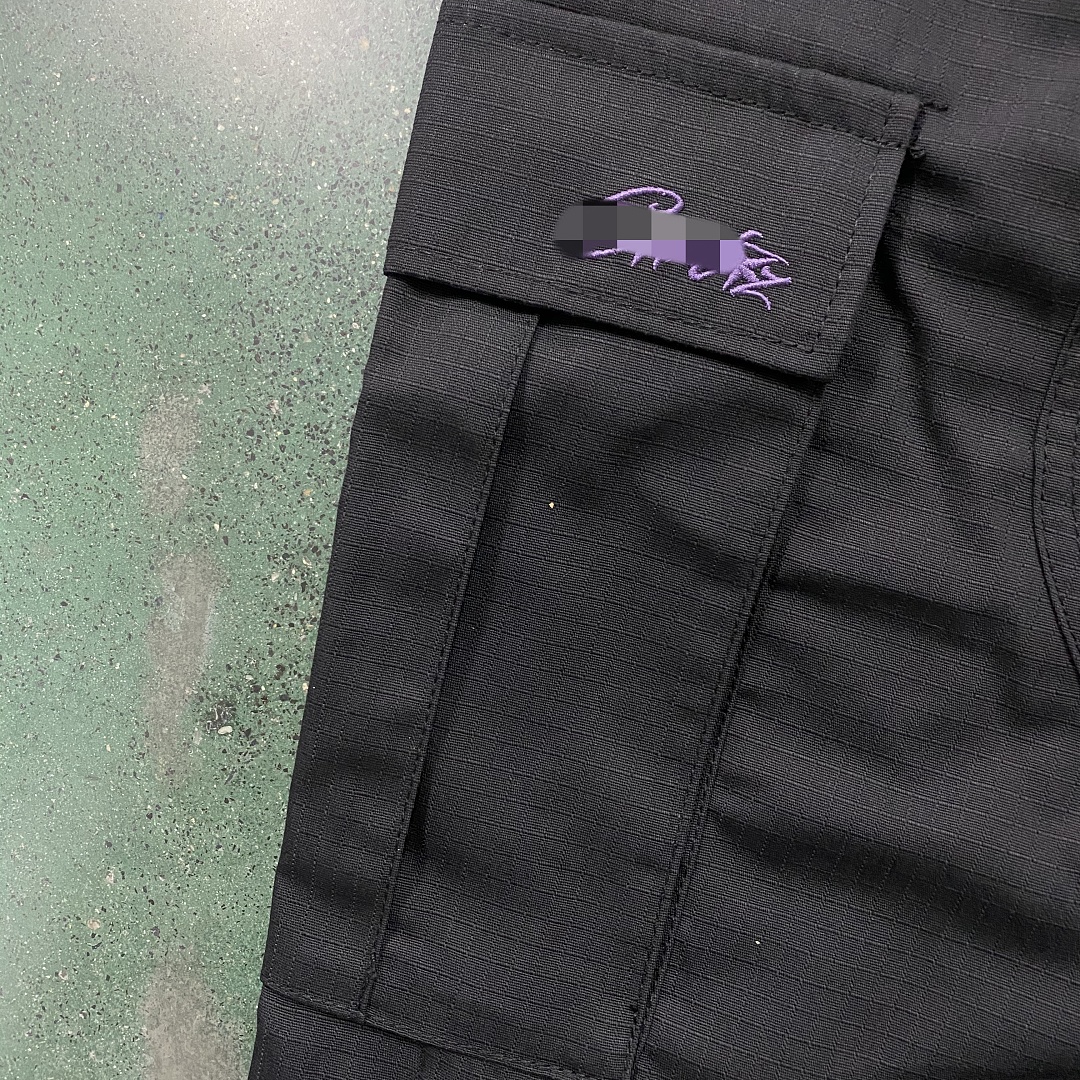 Other 69¥ Corteiz Black Purple Logo Cargo - Image 6