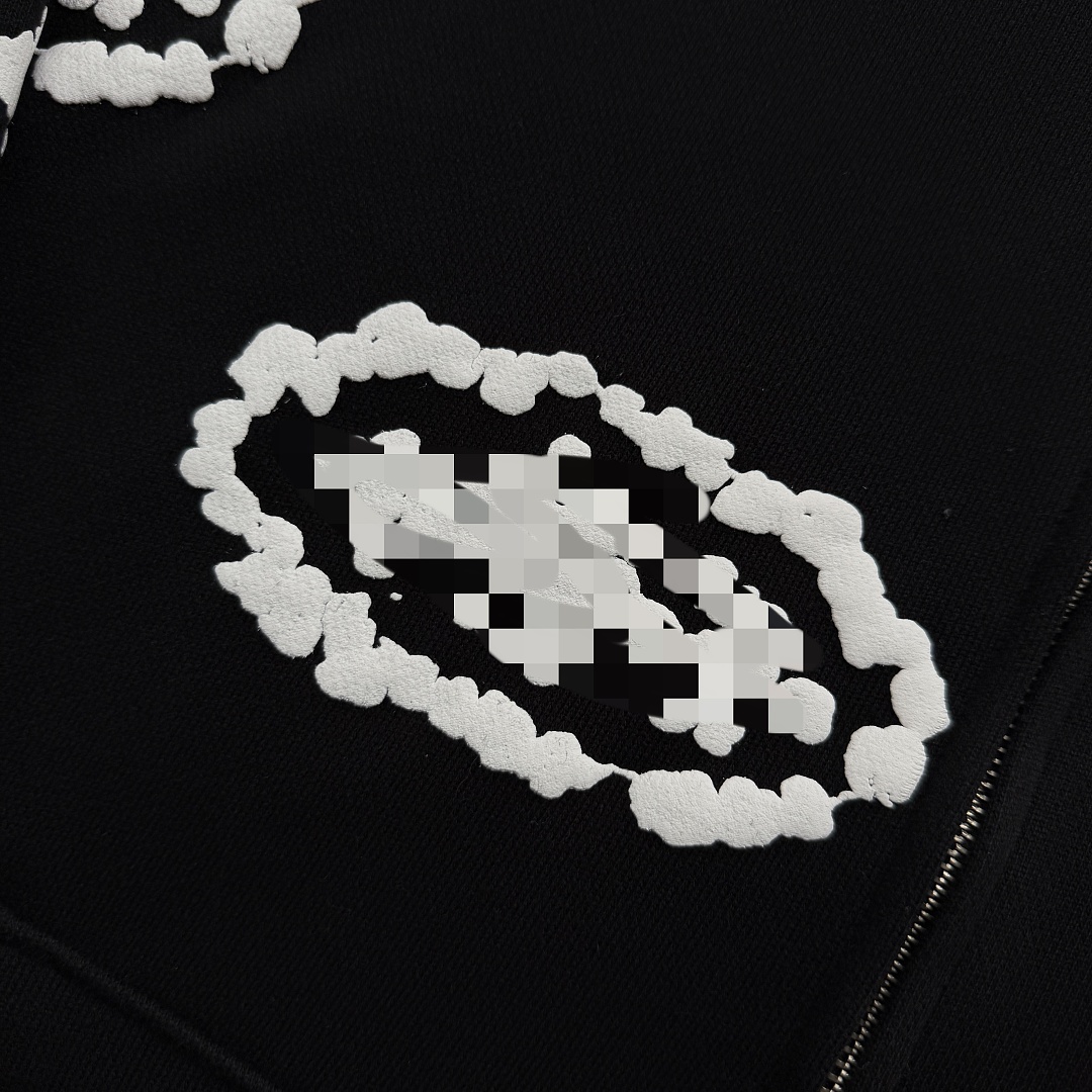 Other 99¥Cor X DenTears Zip Up Hoodie -Black - Image 14