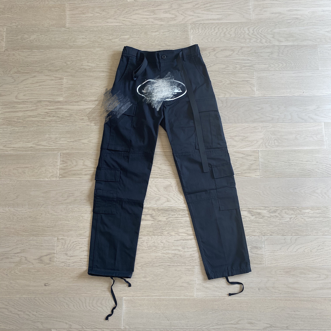 Other 69¥ Corteiz Black White With Logo Cargo