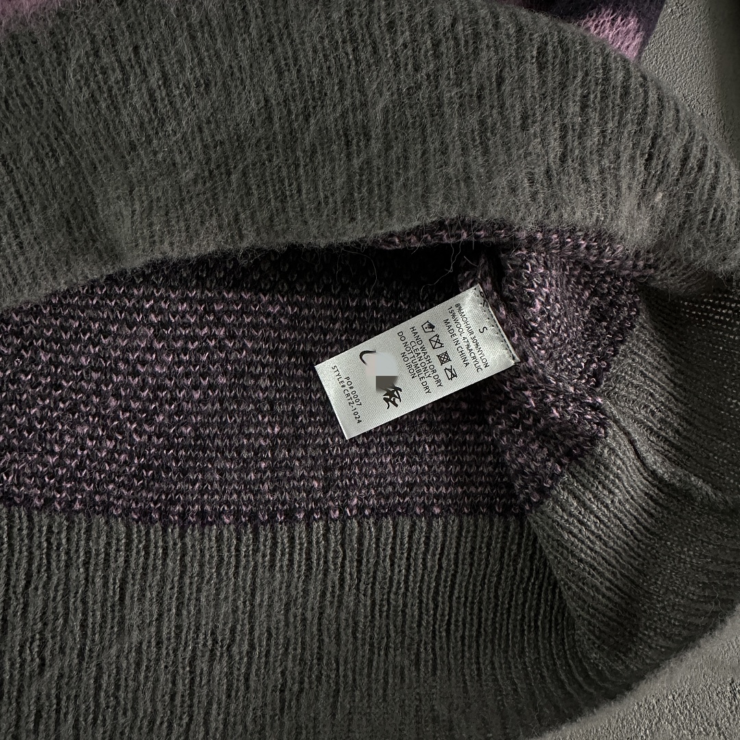 Other 79¥ Mohair Purple Camo Knitted Jumper - Image 8