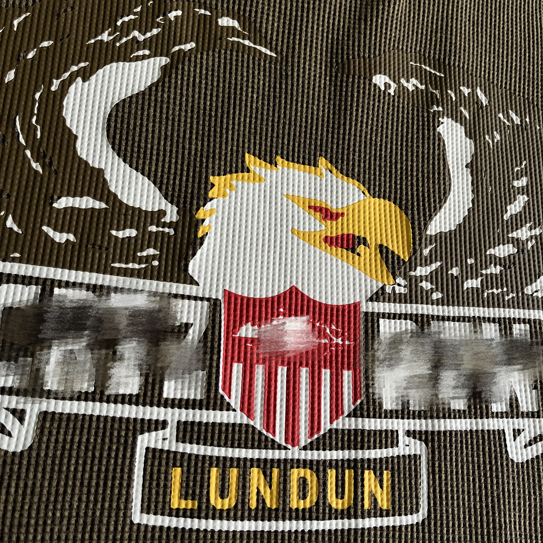 Other 59¥ Cold Eagle Print Waffle Long-Sleeve - Image 8