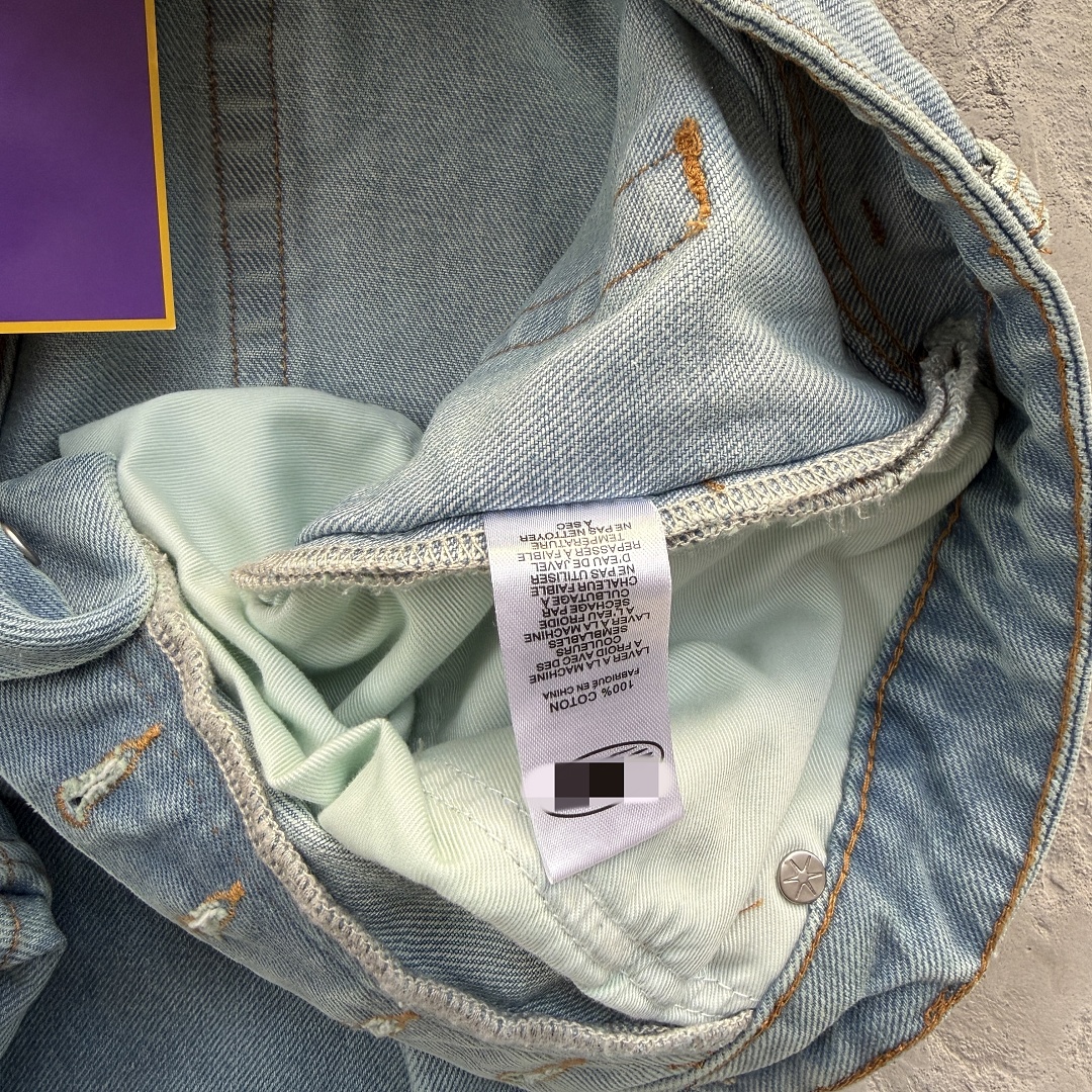 Other 229¥ DUAL STRIPE BAGGY JEANS-Blue - Image 11