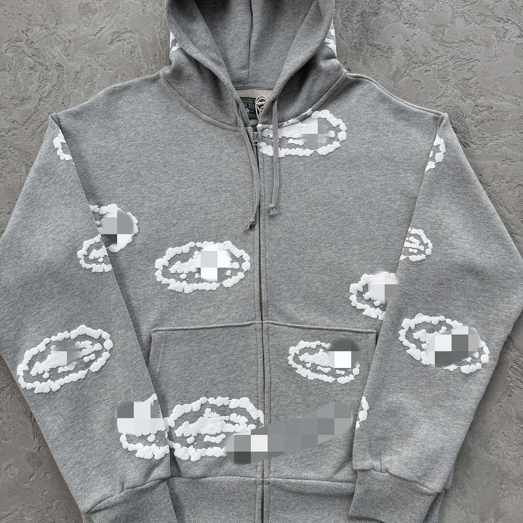 Other 99¥Cor X DenTears Zip Up Hoodie -Grey - Image 11