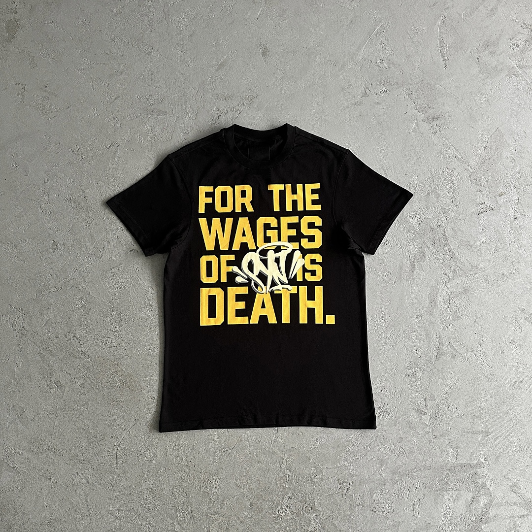 39¥SY Wages Tee -Black, photo 1
