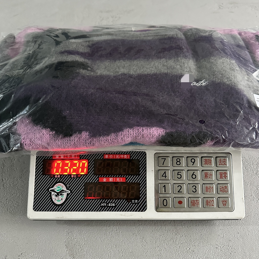 Other 79¥ Mohair Purple Camo Knitted Jumper - Image 2