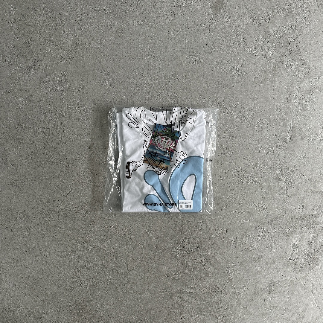 Other 109¥ Syna Men's White And Blue T-Shirt Set - Image 11