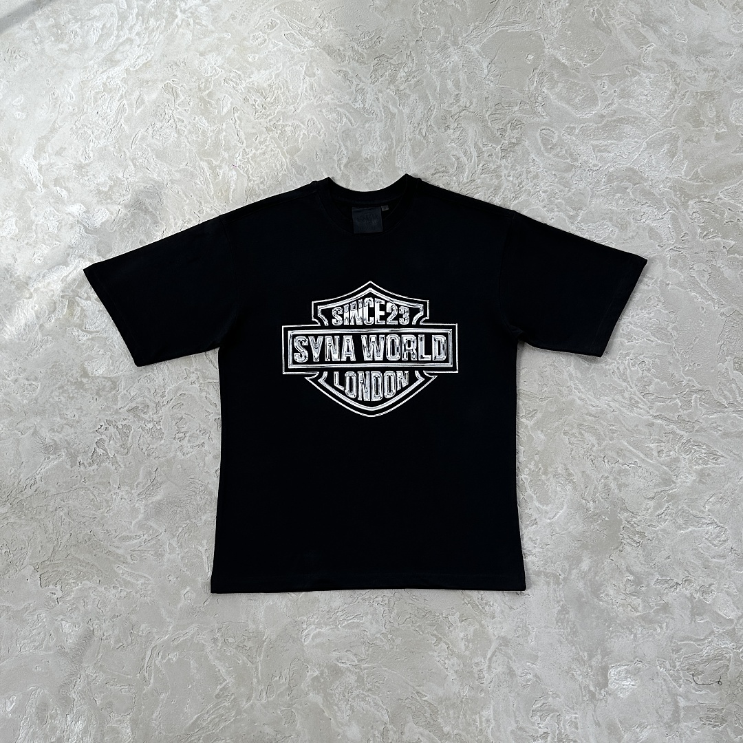 39¥ Sy Chrme Bdge Tee-Black, photo 1