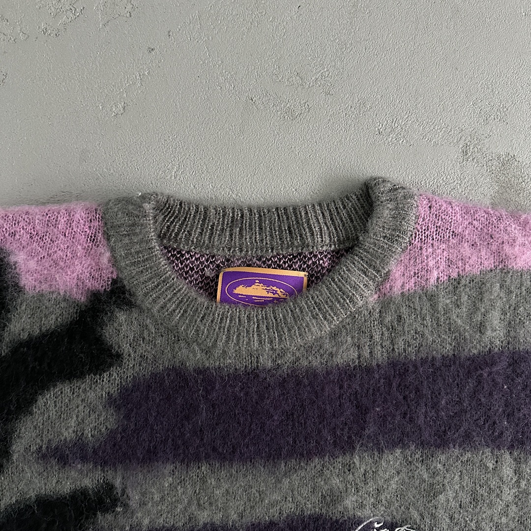 Other 79¥ Mohair Purple Camo Knitted Jumper - Image 9