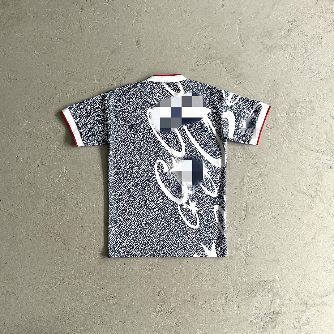 Other 59¥ Blue And White All-Over Printed Football Uniform - Image 11
